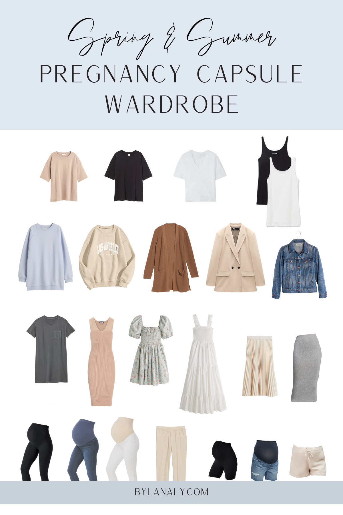 13 Must-Have Items for a Stylish Maternity Capsule Wardrobe
