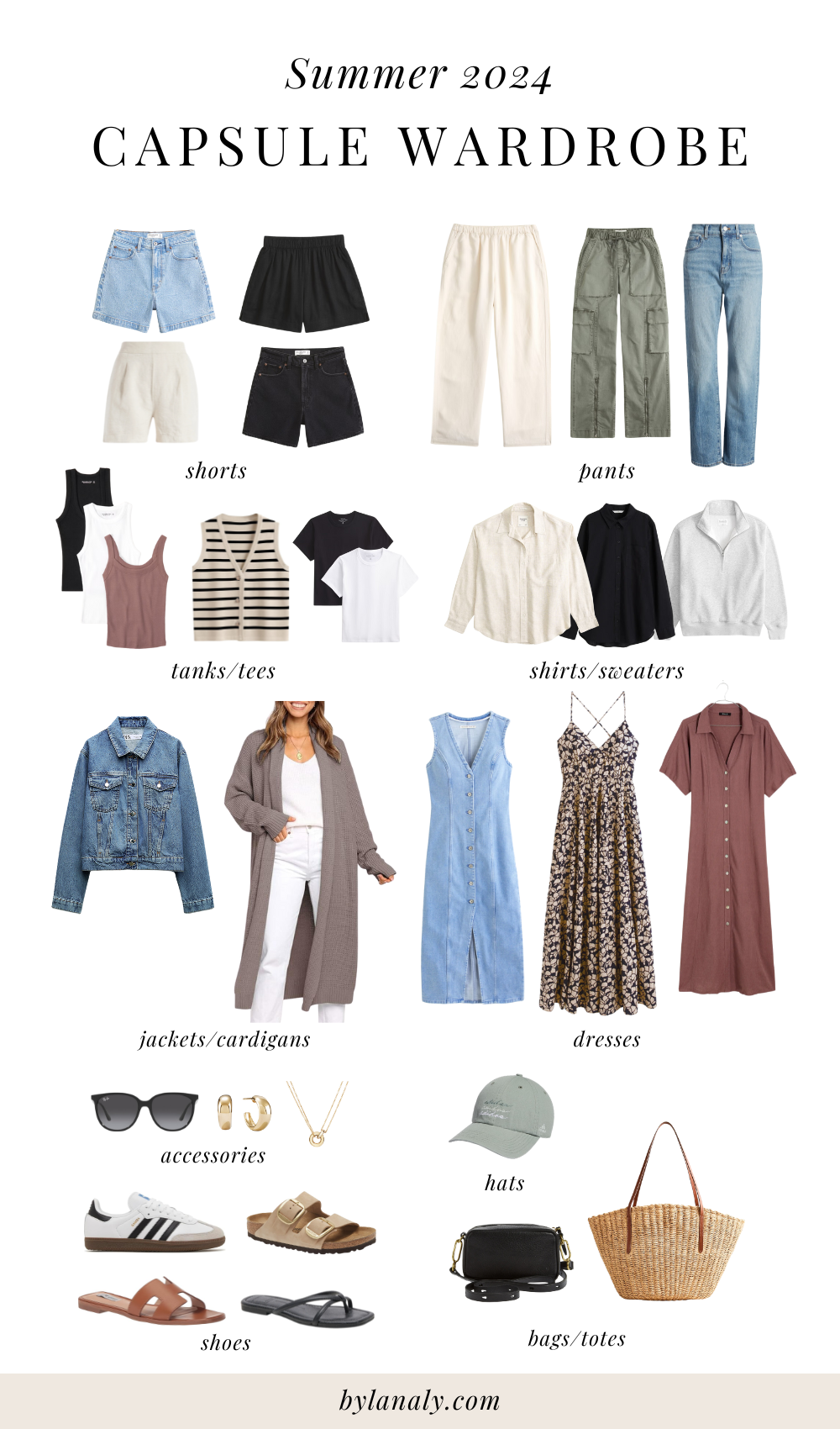 The Everyday Capsule Wardrobe - Summer 2024 - By Lana Ly